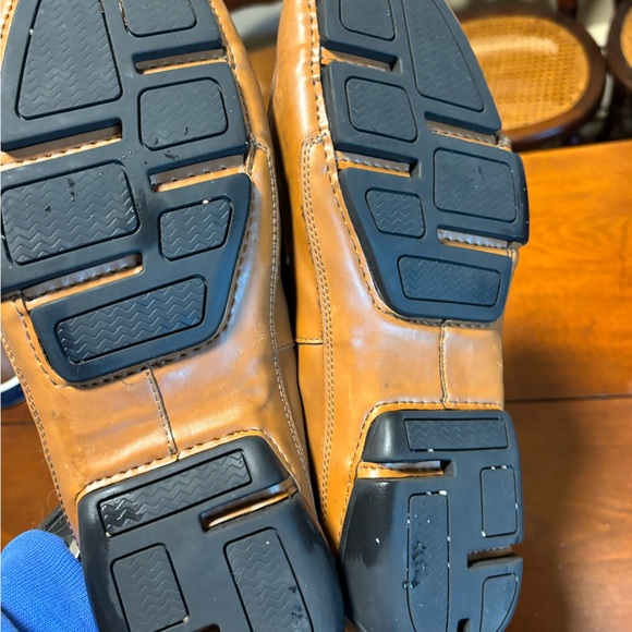Kenneth Cole Reaction Toast 2 Me Men’s 10.5M Brown Leather Slip On Loafers